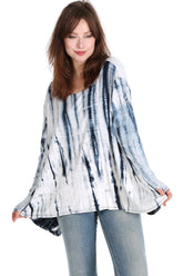 Evening Sky Tie Dye Frenchie Top